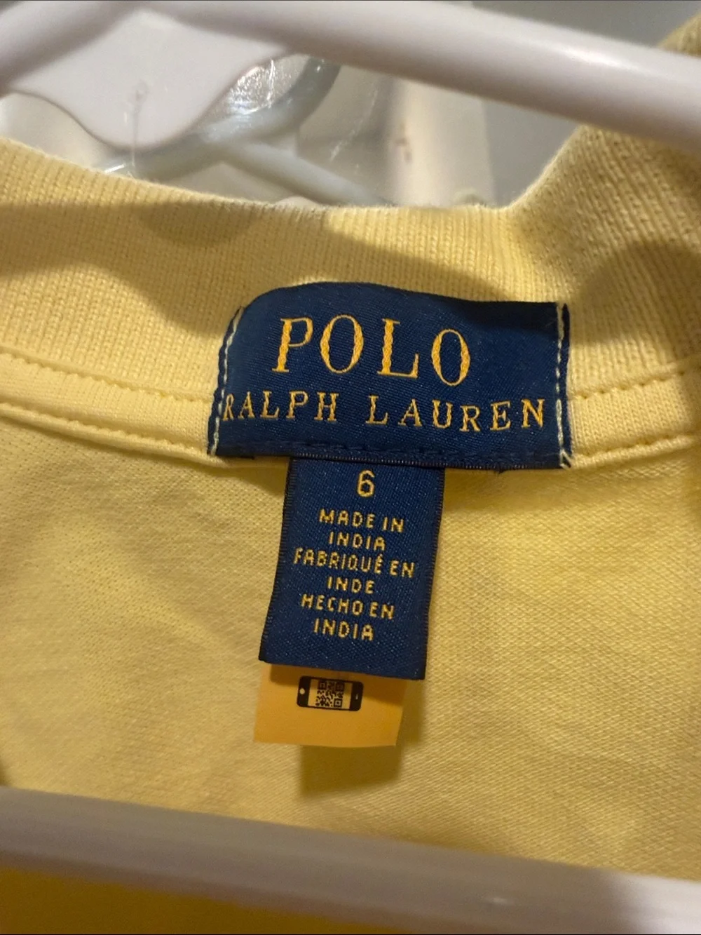 Ralph Lauren Girls Pale Yellow Sleeveless Polo Top & Skirt Set